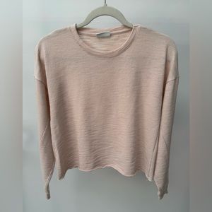Vila Clothes Long Sleeve Top‎ in Light Pink